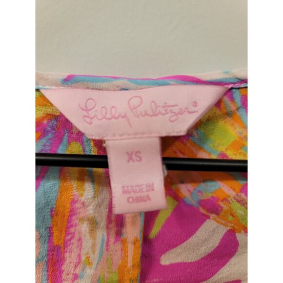 Lilly Pulitzer Scuba to Cuba Racerback Tank - Picture 3 of 5